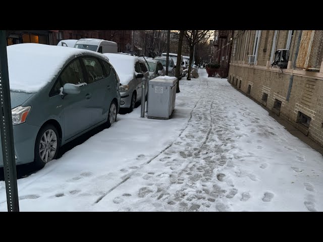 New York City: Heavy Snow Saturday Night (02-08-25)