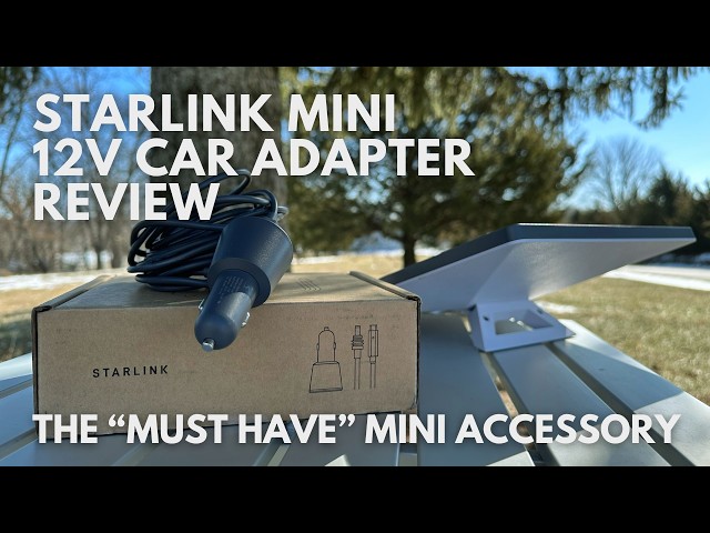 Starlink Mini 12V Car Adapter Review: The Must Have Mini Accessory