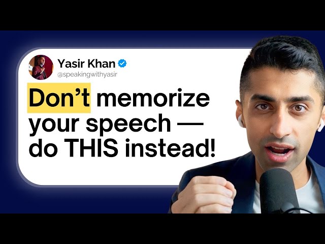 Yasir Khan: Speak Like a CEO, a Masterclass on Effective Public Speaking