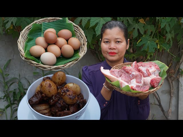 Cooking  pork and chicken eggs recipe - Simple cooking channel