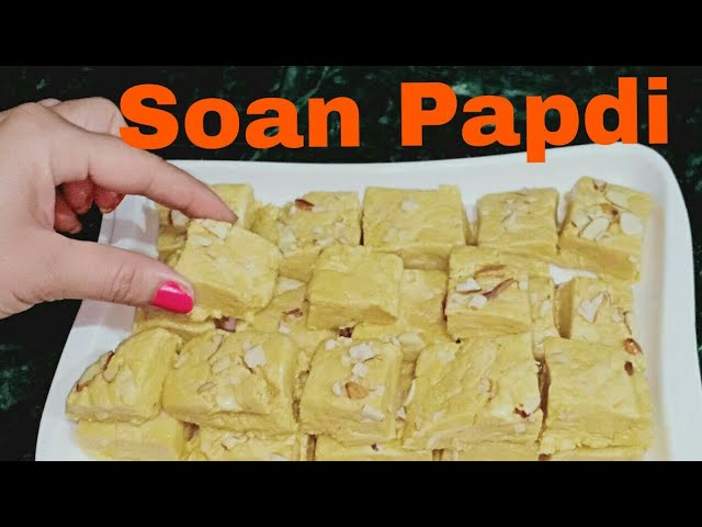 सोनपापड़ी की बहुत ही आसान विधि देखकर हैरान हो जायेगे-SOAN PAPDI RECIPE-Indian Sweets Making Videos