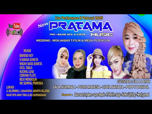 SC PRO DEPOK | Live Streaming NEW PRATAMA MUSIK II THE WEDDING Moh. Akbar  T.P.S.M & Mega Puteri S.M