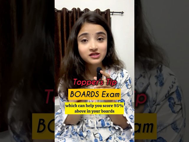 🔥Topper’s Tip for Board Exams! 🤫 #neet #boardexam #shorts #trending #mbbs