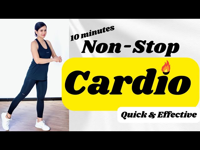 Quick & Effective Fat Burning Non-Stop CARDIO🔥❤️-Start your Day with this☀️ |All Standing|No Repeat