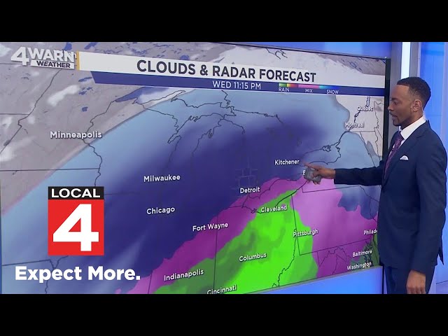 Major snow system heading towards Metro Detroit this week