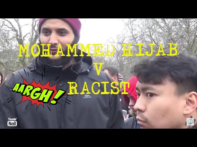 CovFF exclusive! I hate all Muslims!.Bro Mohammed Hijab questions Tan. #speakerscorner #hydepark