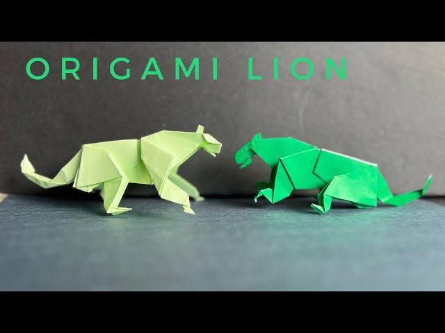 How To Make An Origami Lion