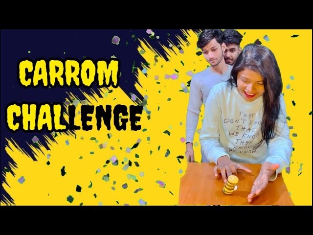 Carrom Challenge 😍😱| @TrendyHum | Sibling Challenge