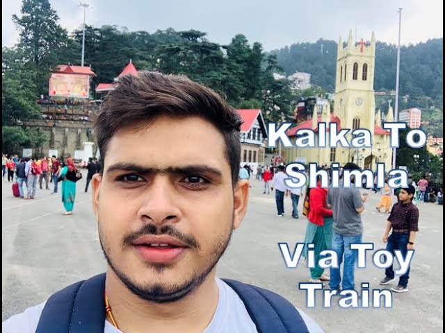 Brijesh M Vlog-3| On the Way Kalka to Shimla Via Toy Train 🚂 | Exploring Shimla Mall, Road |