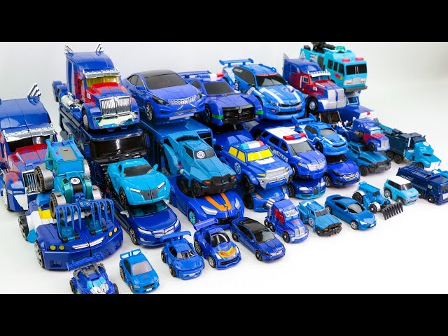 Mainan Robot Tranformer  , Optimus Prime Blue Car Transformers Truck Car Robot Toy #animasi