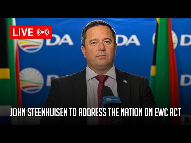 Watch Live: John Steenhuisen to Address the Nation