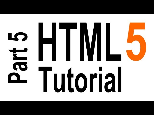 HTML5 Tutorial For Beginners - 5 of 6 - New Semantic Elements