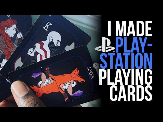 Make Playstation Themed Playing Cards in Photoshop CC