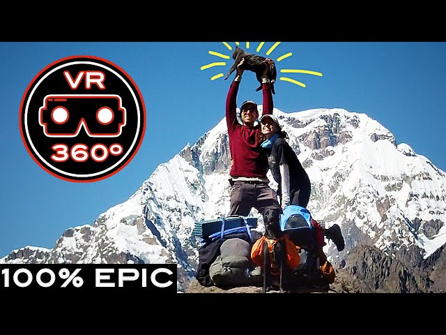 [360 VR VLOG] COME ON AN INSANE ADVENTURE W/ CAT AND DOG: Peru's Ausangate 4 Day Trek