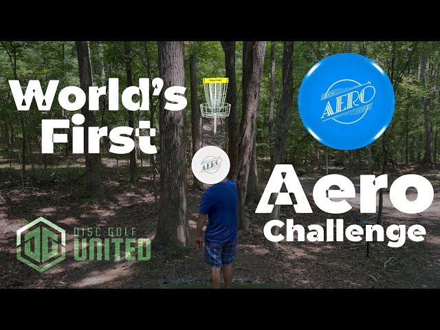 World's First Aero Disc Golf Challenge! 🏹  | Disc Golf United 🥏