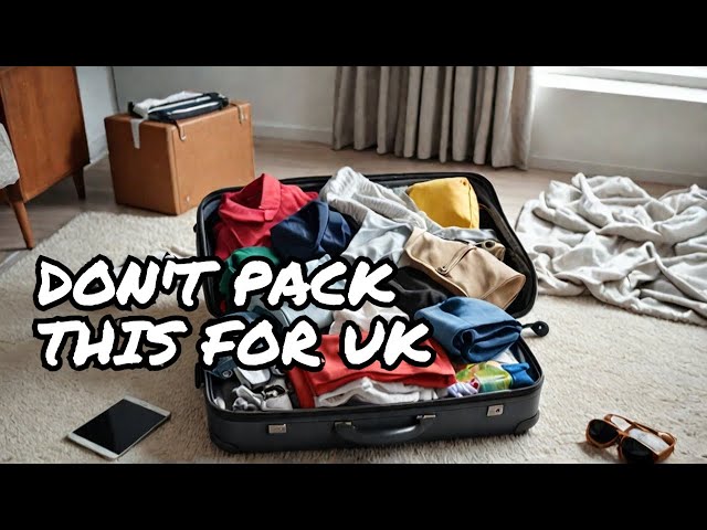 What NOT to Pack for the UK: International Students Edition | UK Packing Mistakes