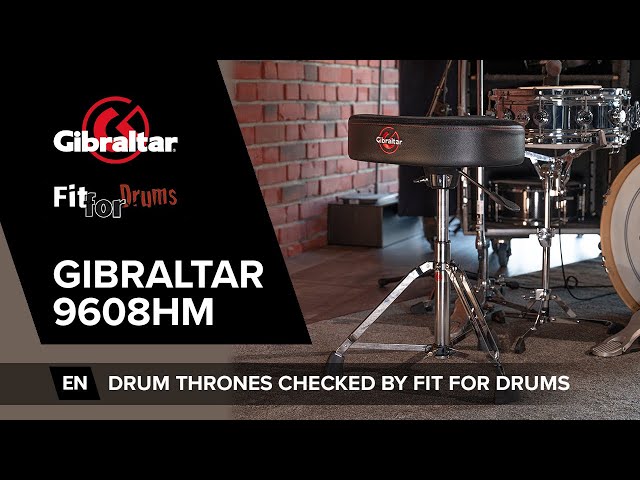 Gibraltar 9608HM Drum Throne checked by FIT FOR DRUMS (ENG)