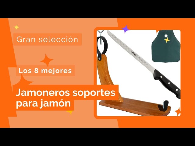 Los 8 mejores soportes para Jamón Serrano BARATOS y BUENOS 🐷❤️ #jamonero Cortador de jamon Amazon