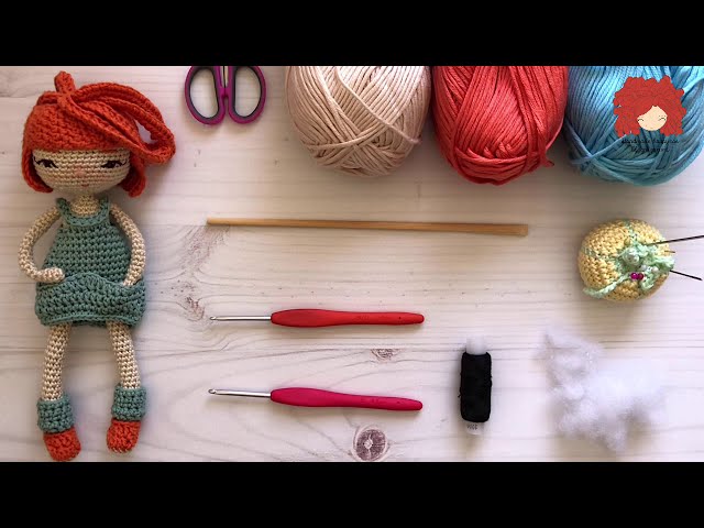 Emilie, the doll amigurumi. How is the doll and the necessary materials and instruments.