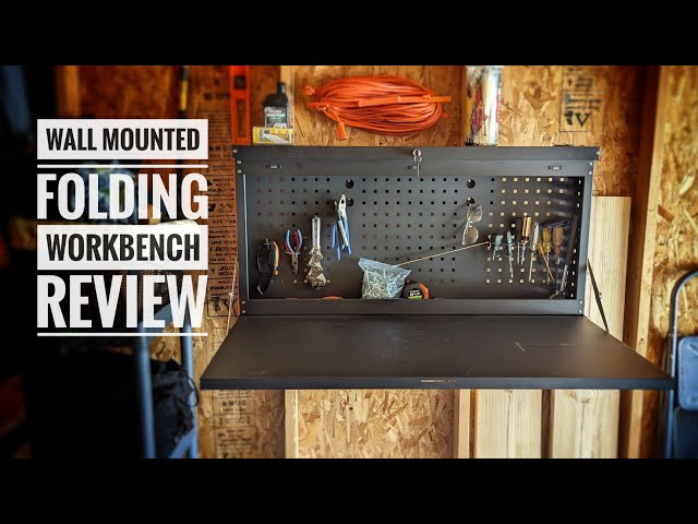 Wall Mounted Folding Workbench Review | Organize Your Garage