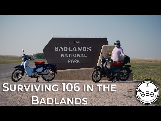 Surviving 106 in the Badlands on Supercubs