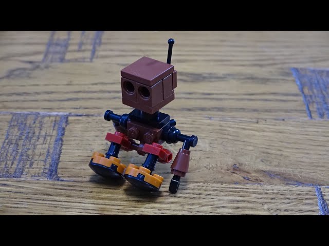 Building a nice mini Lego Robot in 4K Quality