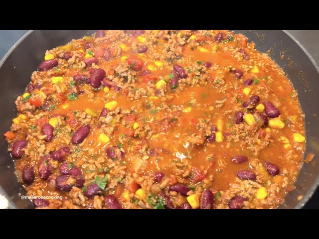 This Chili Con Carne is so easy to make - How to make chili con carne - one pot recipe