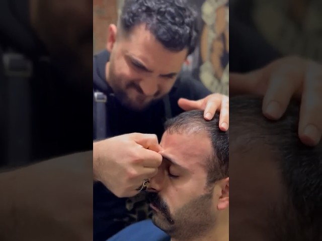 ASMR HEAD MASSAGE • BARBER NUMAN #asmr #shortvideo #short