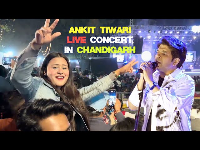 ANKIT TIWARI LIVE PERFORMANCE CONCERT AT CHANDIGARH ROSE FESTIVAL