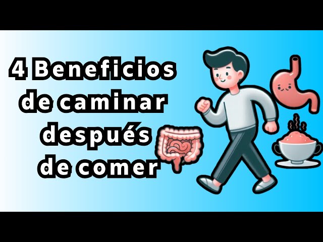 4 Beneficios de caminar después de comer