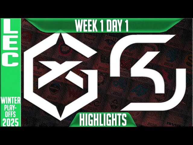 GX vs SK Highlights | LEC Winter Playoffs BO1 W1D1 2025 | GiantX vs SK Gaming