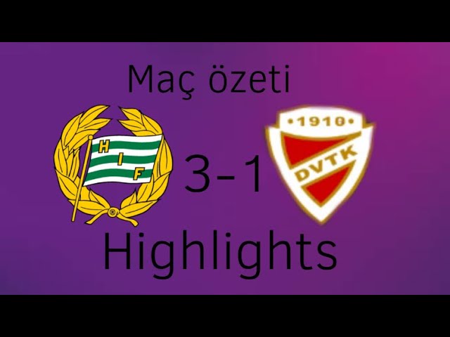 Hammarby 3-1 diosgyori VTK (full Highlights)