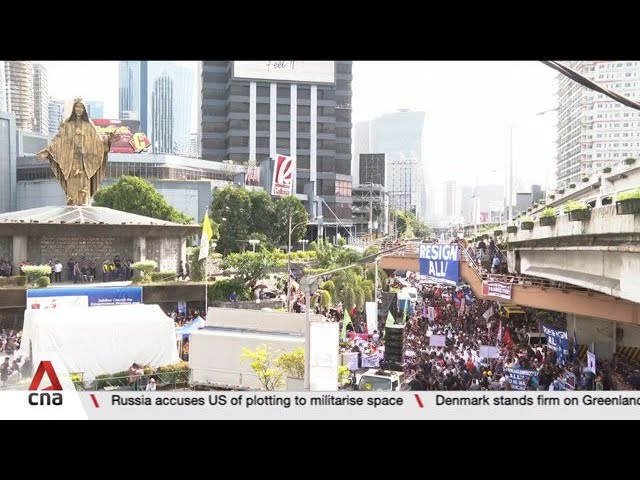 Multiple protests held across Manila calling for impeachment of Philippine VP Sara Duterte