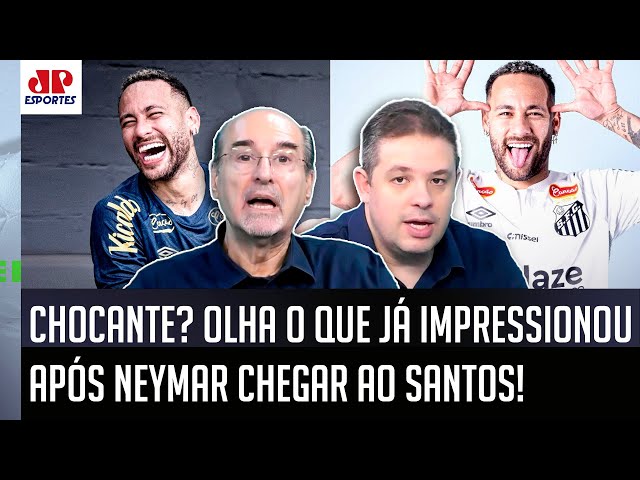 "ISSO É UMA LOUCURA, cara! O Neymar em 4 DIAS no Santos já..." OLHA o que IMPRESSIONOU!