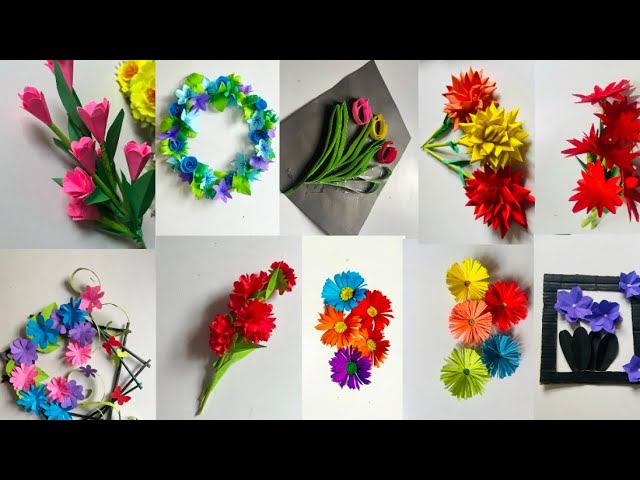 DIY Amazing paper crafts | Beautiful paper flowers ideas | beautiful wall hanging craft ideas