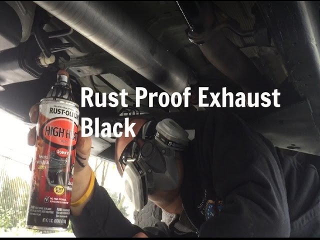 How to Paint an Exhaust Black