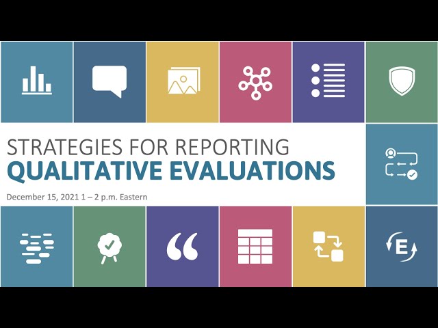 Strategies for Reporting Qualitative Evaluations