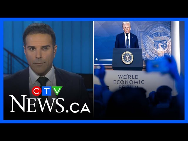 Trump threatens tariffs at World Economic Forum | CTV National News at 11 for Thursday Jan. 23, 2025