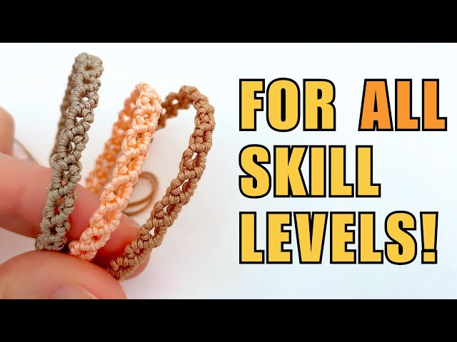 Easy Macrame Diamond Bracelet in 10 Minutes | DIY Friendship Bracelet Ideas