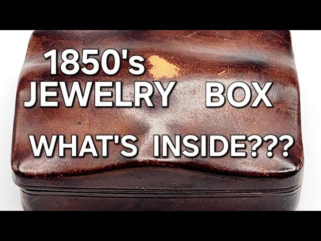 UNBOXING HISTORY! VICTORIAN HAIR JEWELRY, 18K GOLD, DIAMONDS & HAUL SORT #unboxing #antique #jewelry