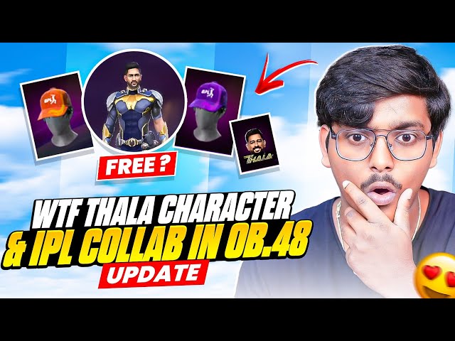 IPL & THALA COLLAB IN OB48 UPDATE😎🔥OB48 UPDATE FREE FIRE ll FREE FIRE OB48 UPDATE ll FF OB 48 UPDATE