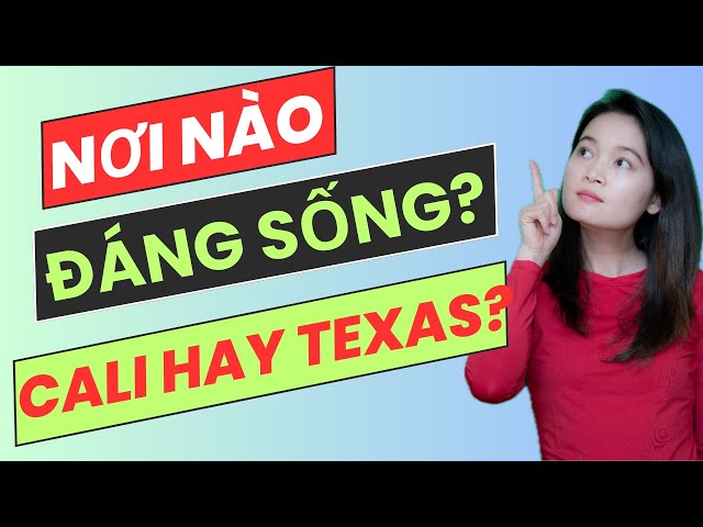 California hay Texas là nơi đáng sống hơn? #cuocsongmy ,#dinhcumy ,#cuocsongcali ,#ditrumy