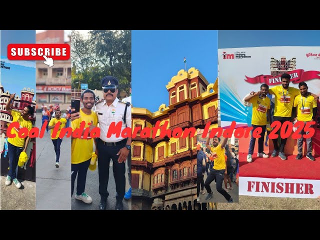 🚀 Coal India Marathon Indore 2025 | Fun, Dance & Full Masti Vlog! 🏃‍♂️🎉