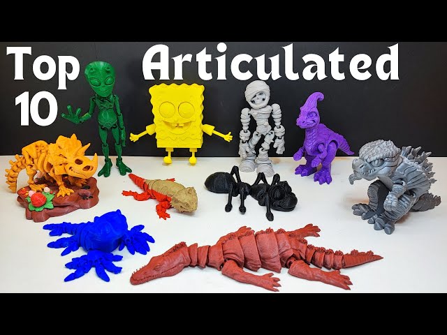 Top 10 Articulated 3D Printed Toys