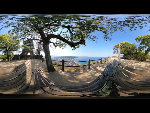 【VR360度】淡路島：洲本城からの景色