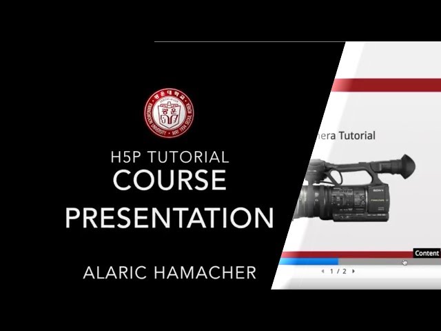 H5P Tutorial for Authors, Creating Content 1 (course presentation)