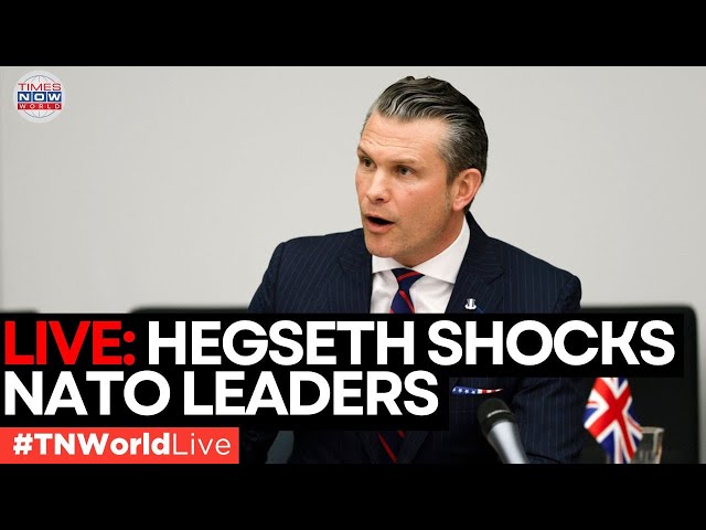 LIVE | Hegseth to NATO: Ukraine’s Pre-2014 Borders ‘Unrealistic’ as Trump Pushes for Peace