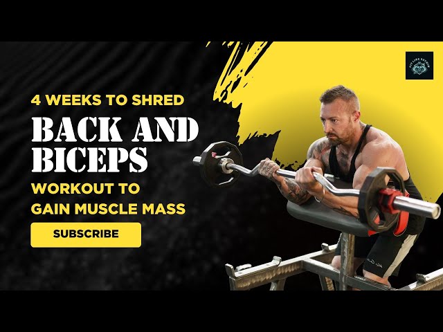 Back & Biceps: The Ultimate Shredding Workouts | Day 1