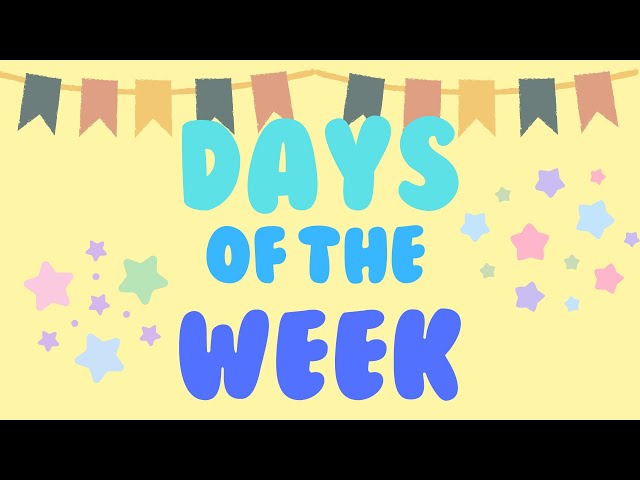 Days of the Week Song for Kids | Learn Sunday to Saturday with Fun!