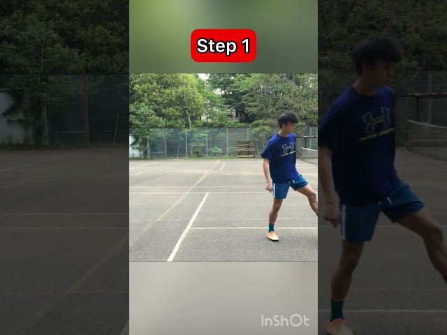 Learn Rainbow Flick Variation 1 - Shinji Ono Skill - Tutorial #shorts #footballskills #football